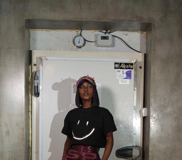 VICHÈ BEADED CROP TEE